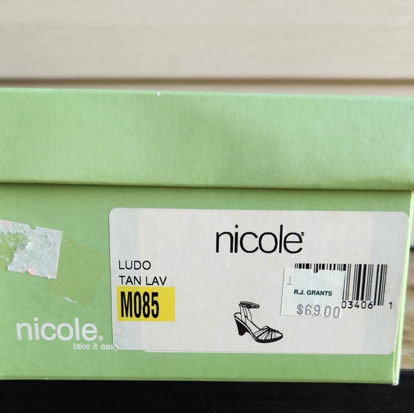 Ladies brown leather wedge sandal - Picture 2 of 10